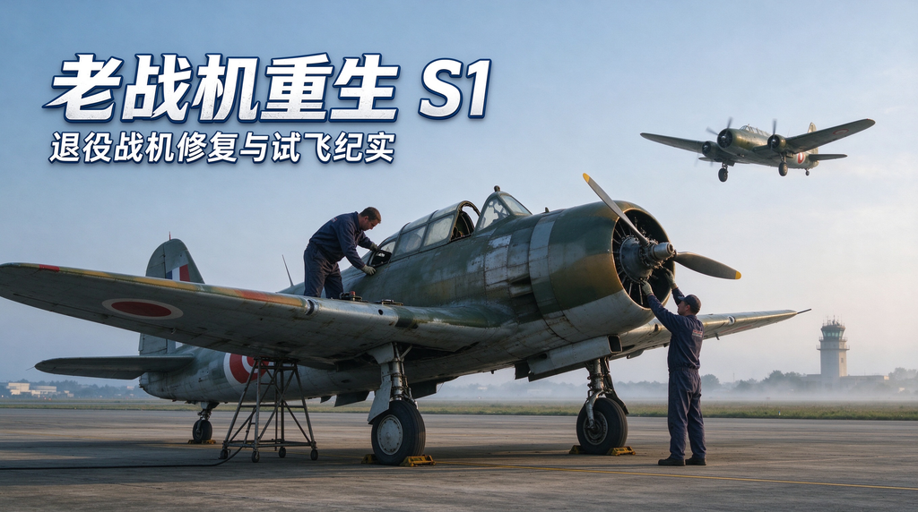 图片[1]-老战机重生 S1：退役战机修复与试飞纪实-毅衡部落