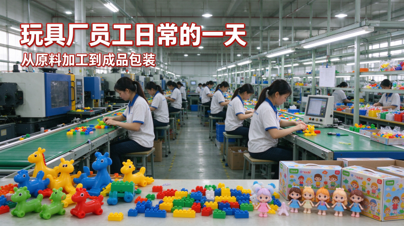 玩具厂员工日常的一天:实拍玩具制造工厂的真实生产流程-毅衡部落