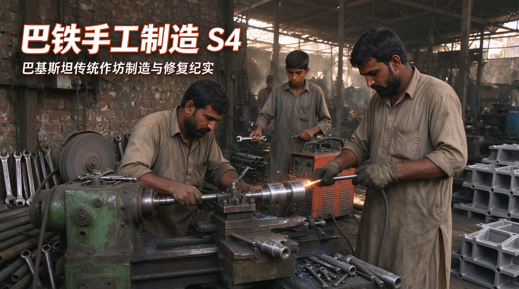 图片[1]-巴铁手工制造 S4：走进巴基斯坦传统作坊，记录手工加工、装配修复与民间制造现场-毅衡部落