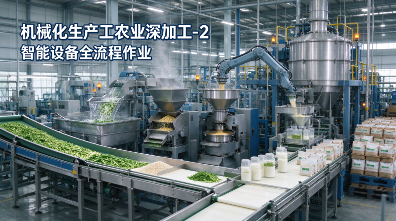 机械化生产工农业深加工 - 2：现代化智能生产全流程-毅衡部落