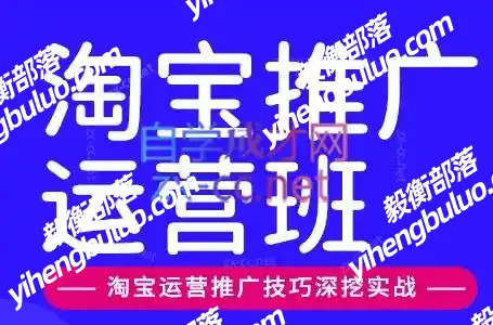 美迪电商·淘宝高级运营班+推广运营班(更新9月)-毅衡部落