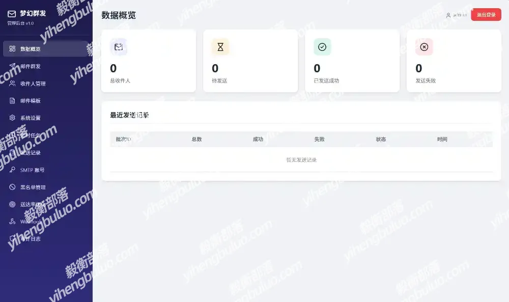 最新梦幻邮件群发系统1.0定时邮件-毅衡部落