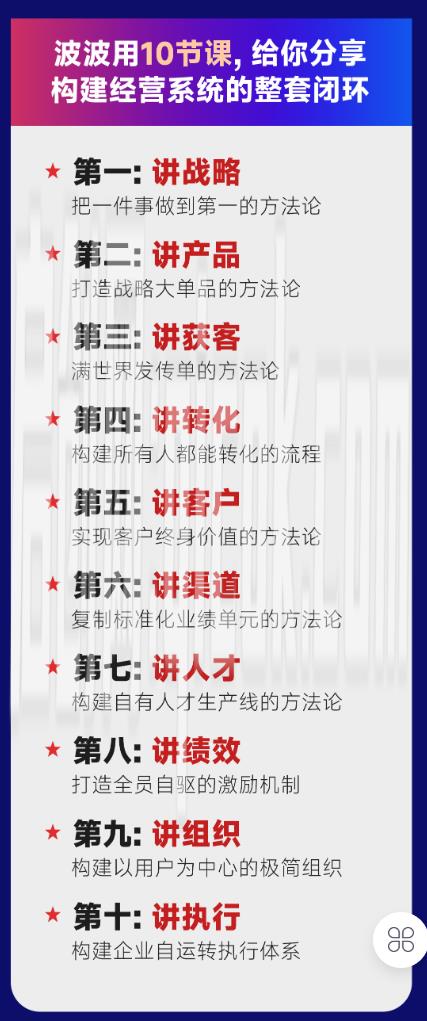 山顶会波波-私域经营系统10节课2026年10月15更新12节完整版 山顶会波波-私域经营系统10节课2026年10月15更新12节完整版